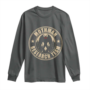 Funny Mothman Research Team Long Sleeve Shirt Cryptozoology Cryptid Hunting