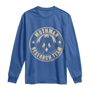 Funny Mothman Research Team Long Sleeve Shirt Cryptozoology Cryptid Hunting