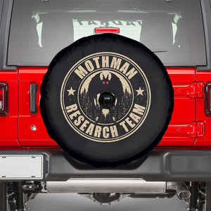 Funny Mothman Research Team Spare Tire Cover Cryptozoology Cryptid Hunting TS11 Black Print Your Wear