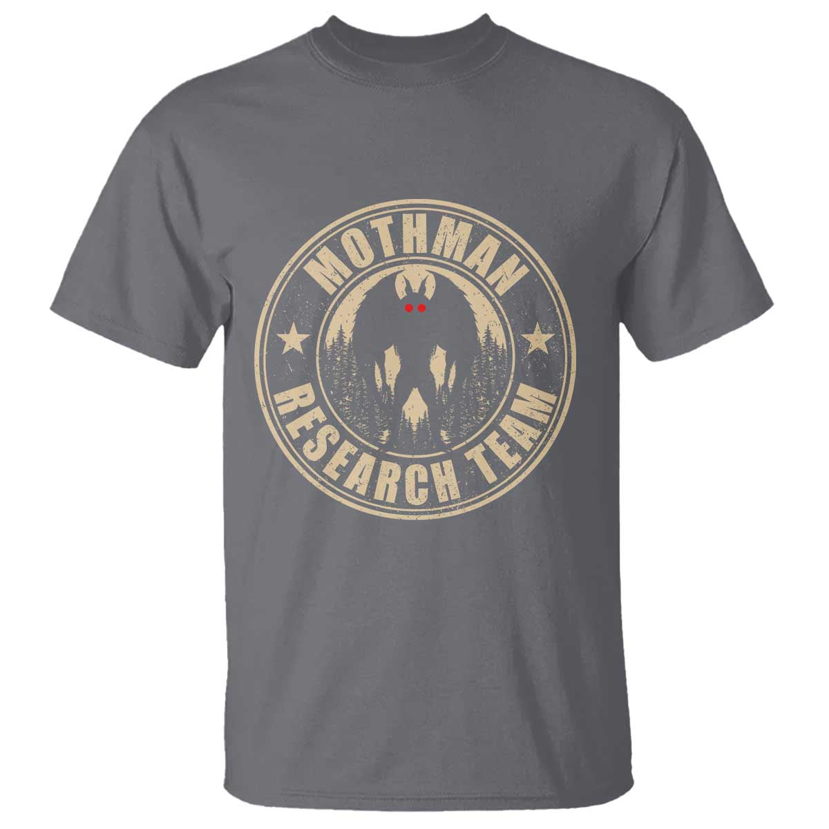 Funny Mothman Research Team T Shirt Cryptozoology Cryptid Hunting