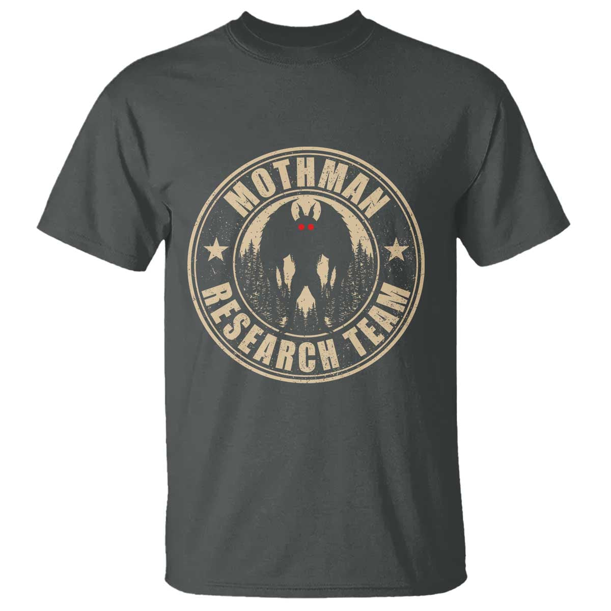 Funny Mothman Research Team T Shirt Cryptozoology Cryptid Hunting