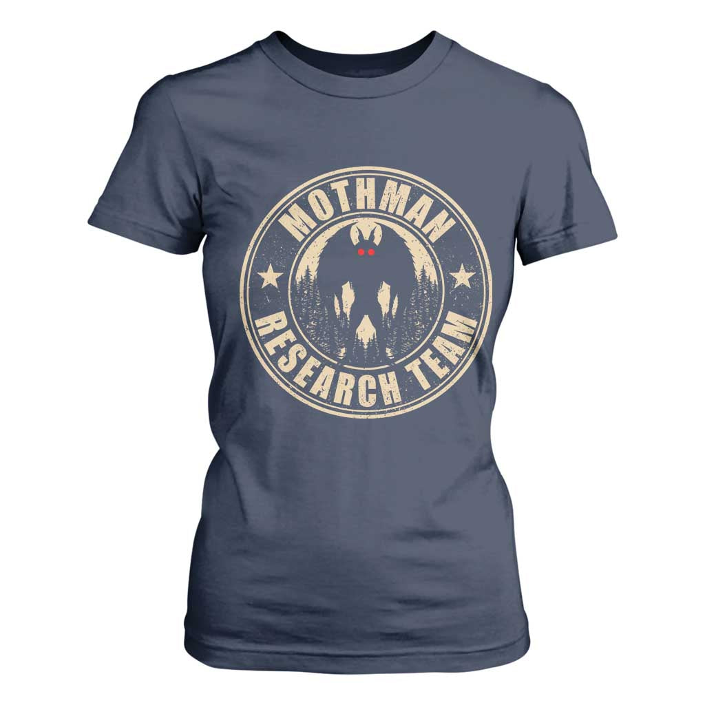 Funny Mothman Research Team T Shirt For Women Cryptozoology Cryptid Hunting