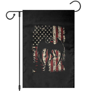 Mothman American Flag Patriotic Cryptid Creature Garden Flag