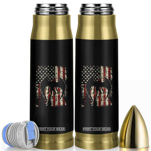 Mothman American Flag Patriotic Cryptid Creature Bullet Tumbler TS11 Black Print Your Wear