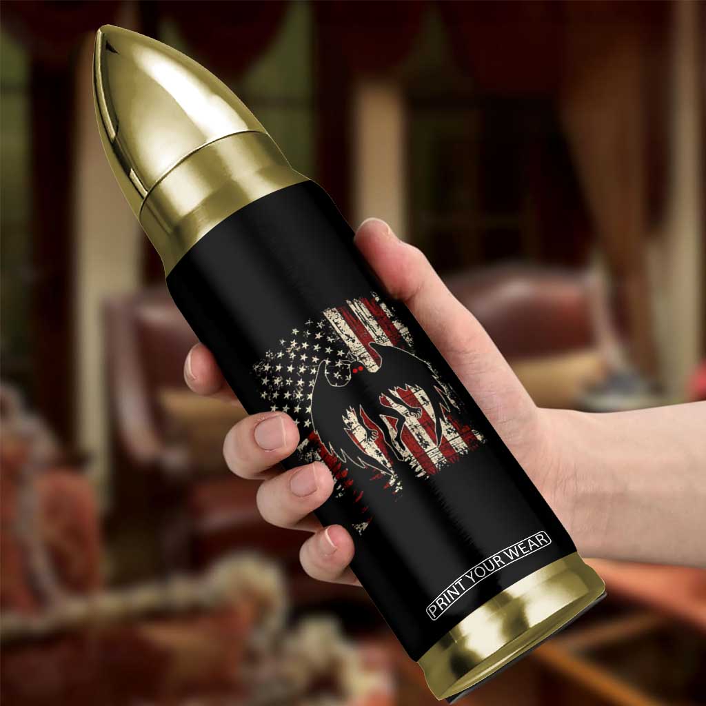 Mothman American Flag Patriotic Cryptid Creature Bullet Tumbler TS11 Print Your Wear
