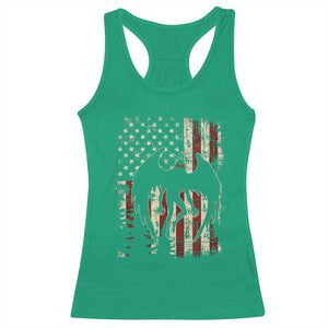 Mothman American Flag Patriotic Cryptid Creature Racerback Tank Top TS11 Irish Green Print Your Wear