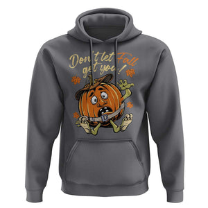 Funny Fall Physical Therapy Hoodie Don't Let Fall Get You Pumpkin Safety Belt Maple Leaf TS11 Charcoal Print Your Wear