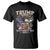 Trump Supporter T Shirt Trump Take America Back 2024 Eagle Vintage American Flag TS11 Black Print Your Wear