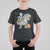 Funny Halloween Nurse T Shirt For Kid Skeleton Nurse Riding Mummy Dinosaur Pumpkin Candy TS11 Black Print Your Wear