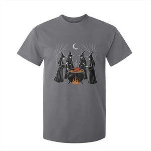 Funny Halloween Witch Spooky Season Orange Cauldron T Shirt For Kid TS11 Charcoal Print Your Wear