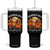 Funny Fall Season Trump Tumbler With Handle Trumpkin Spice And Everything Nice Pumpkin TS11 One Size: 40 oz Black Print Your Wear