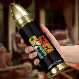 American Football Player Retro Vintage Sport Lover Bullet Tumbler - Print Your Wear