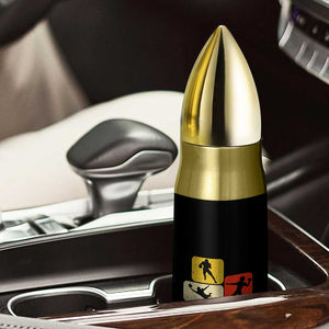 American Football Player Retro Vintage Sport Lover Bullet Tumbler - Print Your Wear