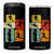 American Football Player Retro Vintage Sport Lover 4 in 1 Can Cooler Tumbler - Print Your Wear
