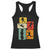 American Football Player Retro Vintage Sport Lover Racerback Tank Top - Print Your Wear
