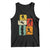 American Football Player Retro Vintage Sport Lover Tank Top - Print Your Wear