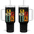 American Football Player Retro Vintage Sport Lover Tumbler With Handle - Print Your Wear