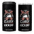 Funny Classy Until Kickoff 4 in 1 Can Cooler Tumbler American Football Game Day Messy Bun - Print Your Wear