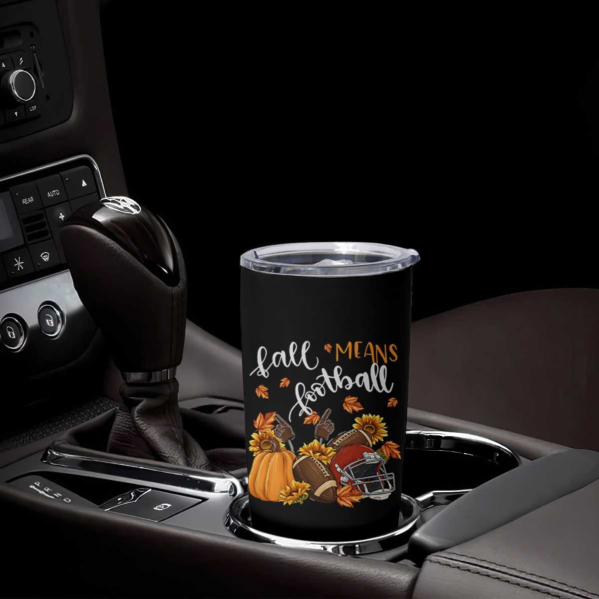 Fall Means Football Tumbler Cup Fall Season American Football Thanksgiving TS11 Print Your Wear