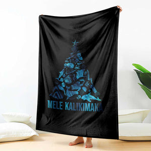 Christmas In Hawaii Throw Blanket Mele Kalikimala Sea Animals Xmas Tree TS11 Print Your Wear