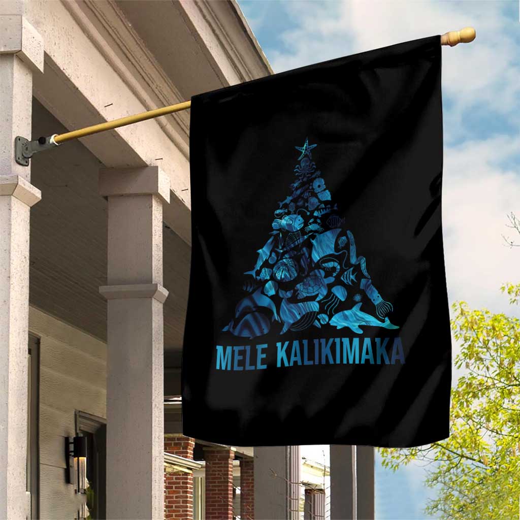 Christmas In Hawaii Garden Flag Mele Kalikimala Sea Animals Xmas Tree TS11 Print Your Wear