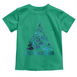 Christmas In Hawaii Baby Shirt Mele Kalikimala Sea Animals Xmas Tree TS11 Irish Green Print Your Wear