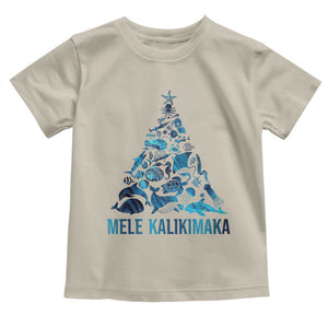Christmas In Hawaii Baby Shirt Mele Kalikimala Sea Animals Xmas Tree TS11 Sand Print Your Wear