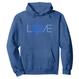 Love Jewish Messianic Cross Star Of David Hoodie TS11 Royal Blue Print Your Wear