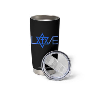 Love Jewish Messianic Cross Star Of David Tumbler Cup TS11 Print Your Wear
