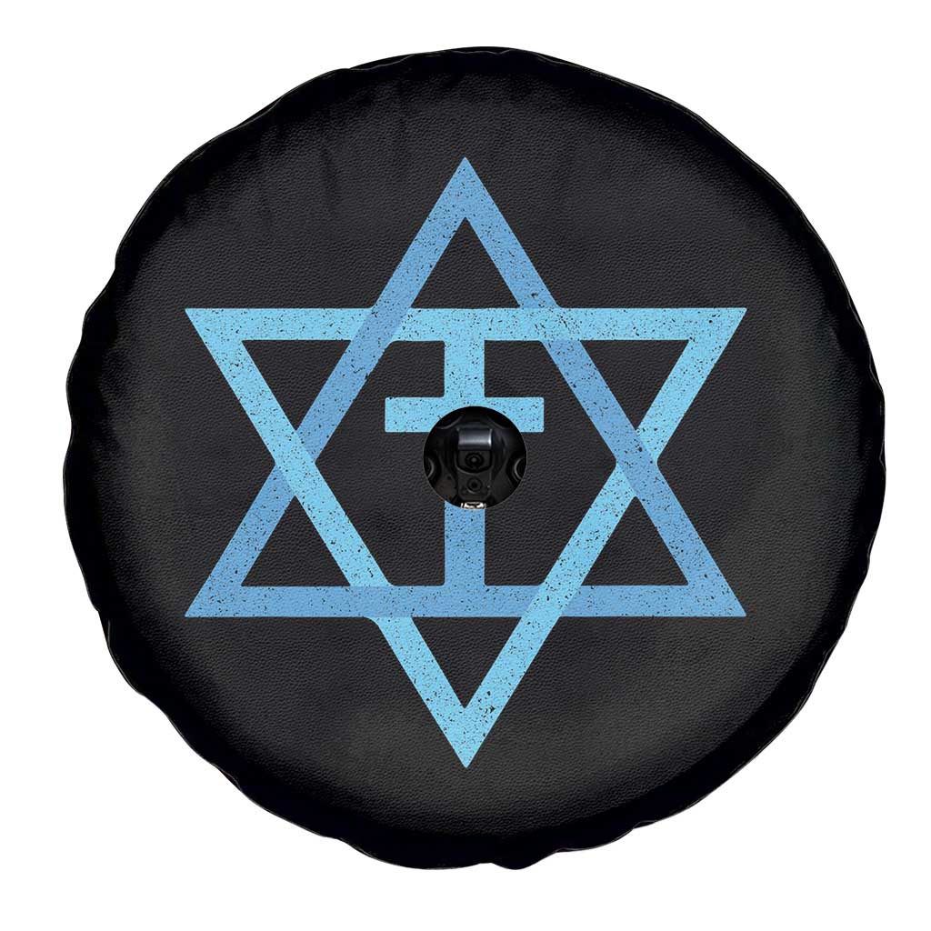 Messianic Cross Star of David Yeshua Jesus Spare Tire Cover TS11 Print Your Wear