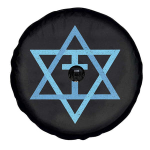 Messianic Cross Star of David Yeshua Jesus Spare Tire Cover TS11 Print Your Wear
