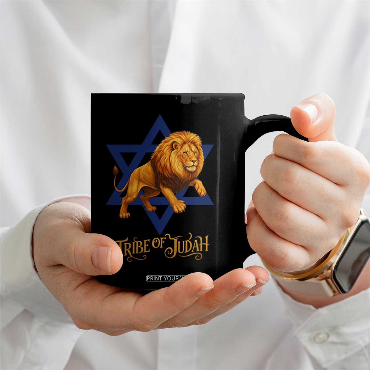 Tribe Of Judah Coffee Mug Bible History Hebrew Christ Israelite Lion TS11 Print Your Wear