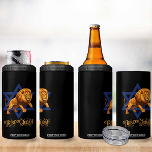 Tribe Of Judah 4 in 1 Can Cooler Tumbler Bible History Hebrew Christ Israelite Lion TS11 Print Your Wear