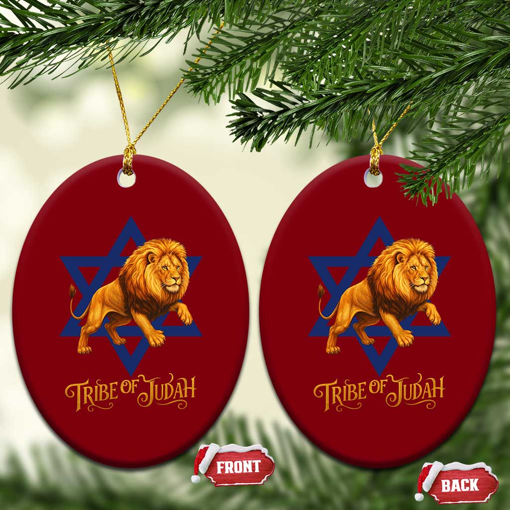 Tribe Of Judah Ceramic Ornament Bible History Hebrew Christ Israelite Lion TS11 Print Your Wear