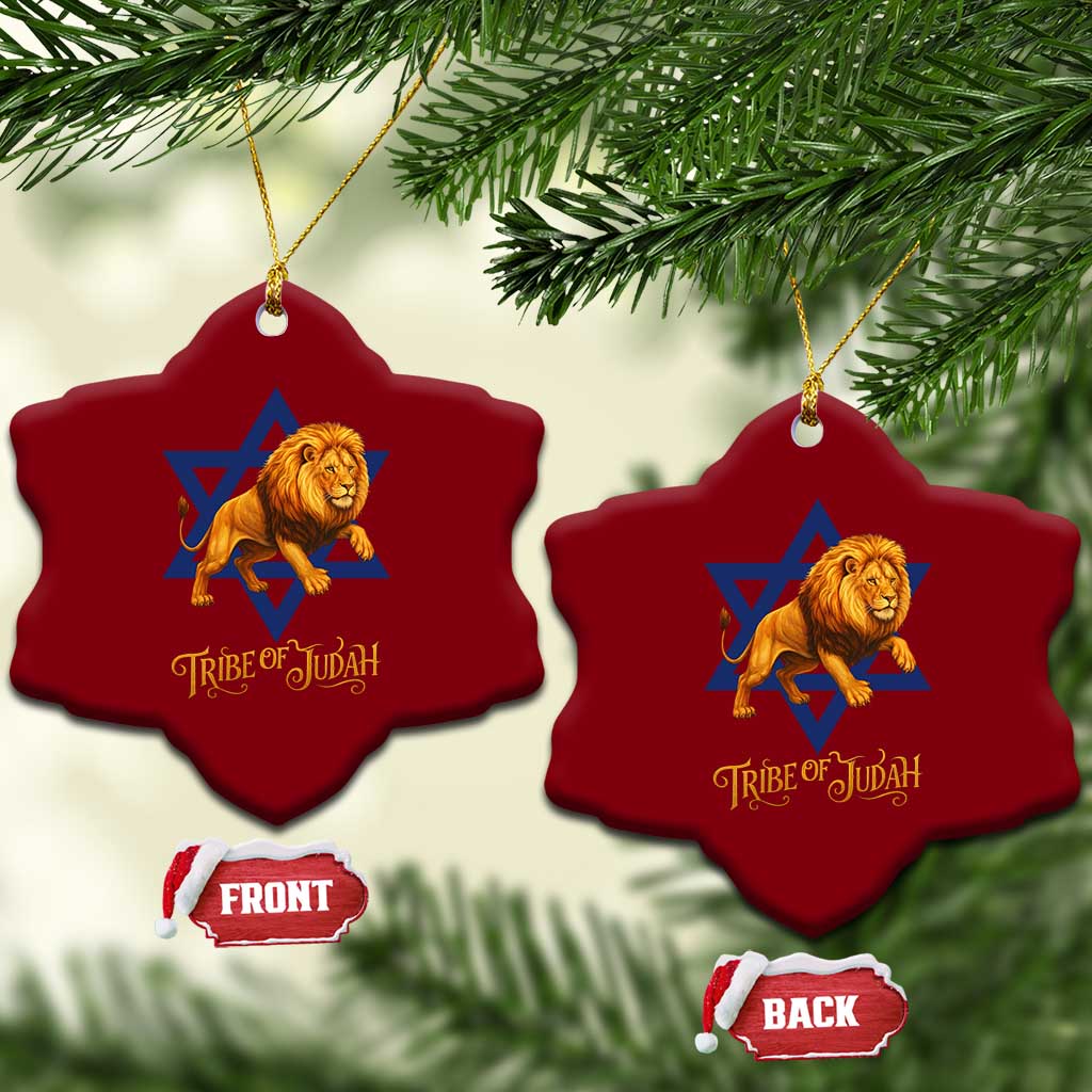 Tribe Of Judah Ceramic Ornament Bible History Hebrew Christ Israelite Lion TS11 Print Your Wear