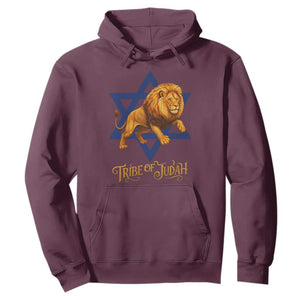 Tribe Of Judah Hoodie Bible History Hebrew Christ Israelite Lion TS11 Maroon Print Your Wear