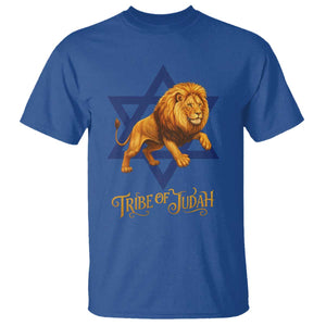 Tribe Of Judah T Shirt Bible History Hebrew Christ Israelite Lion TS11 Royal Blue Print Your Wear