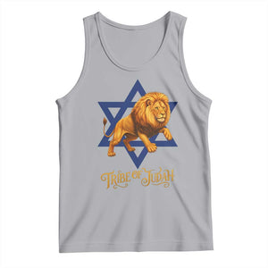Tribe Of Judah Tank Top Bible History Hebrew Christ Israelite Lion TS11 Athletic Heather Print Your Wear