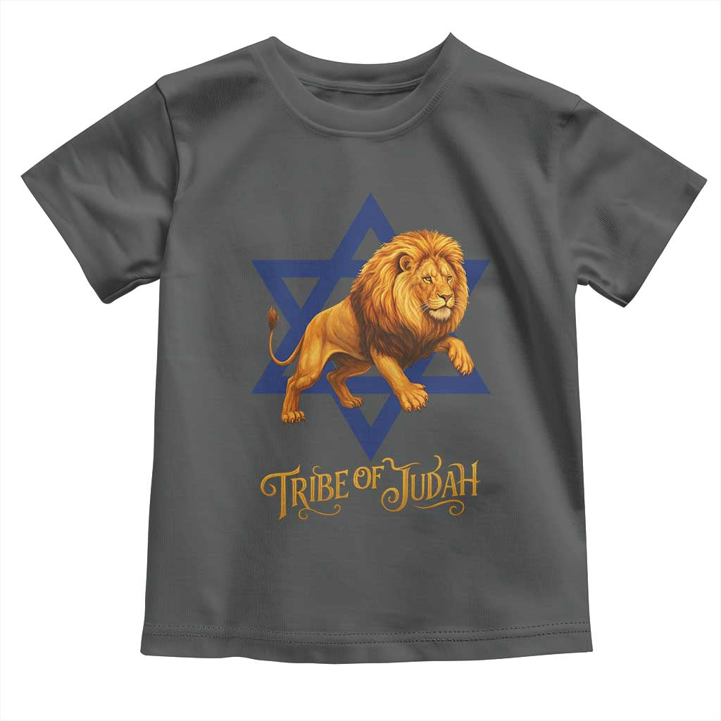 Tribe Of Judah Toddler T Shirt Bible History Hebrew Christ Israelite Lion TS11 Dark Heather Print Your Wear