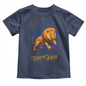 Tribe Of Judah Toddler T Shirt Bible History Hebrew Christ Israelite Lion TS11 Navy Print Your Wear