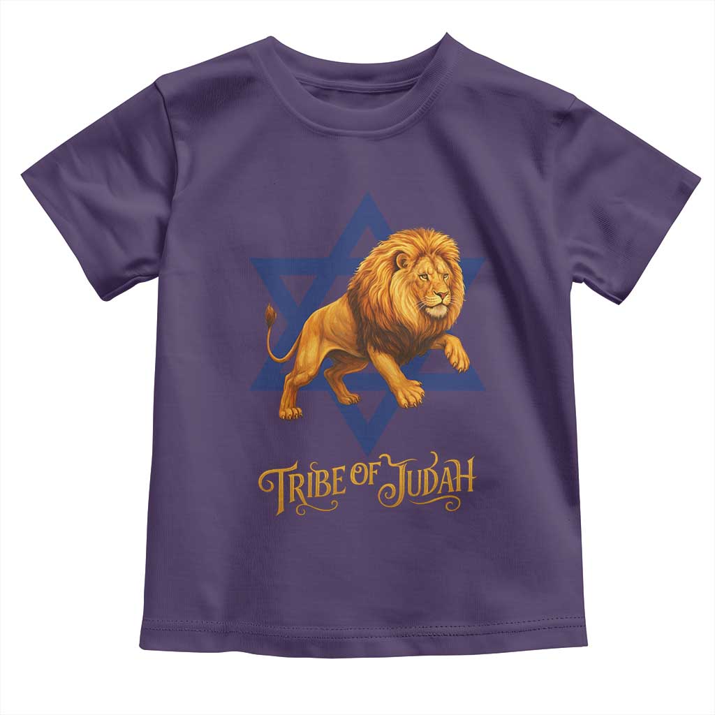 Tribe Of Judah Toddler T Shirt Bible History Hebrew Christ Israelite Lion TS11 Purple Print Your Wear