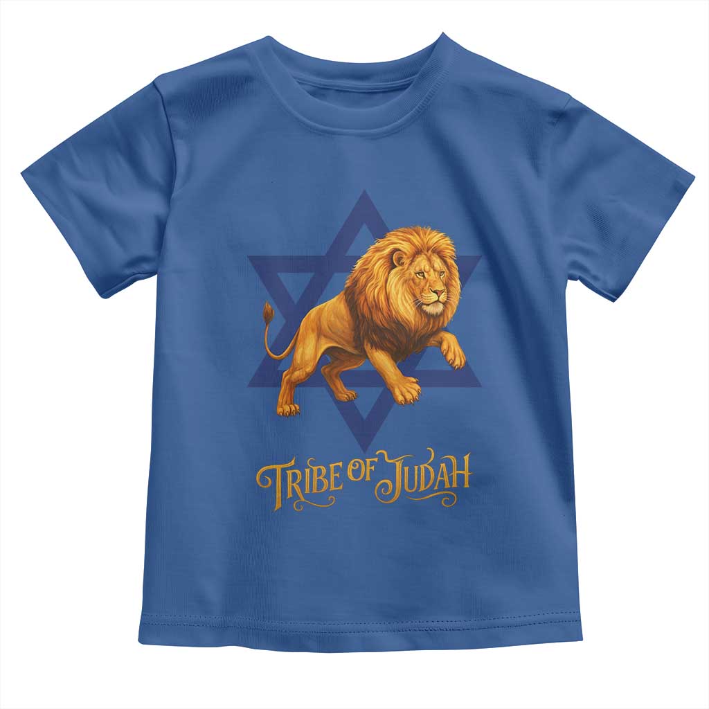 Tribe Of Judah Toddler T Shirt Bible History Hebrew Christ Israelite Lion TS11 Royal Blue Print Your Wear