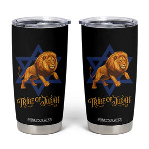 Tribe Of Judah Tumbler Cup Bible History Hebrew Christ Israelite Lion TS11 Black Print Your Wear
