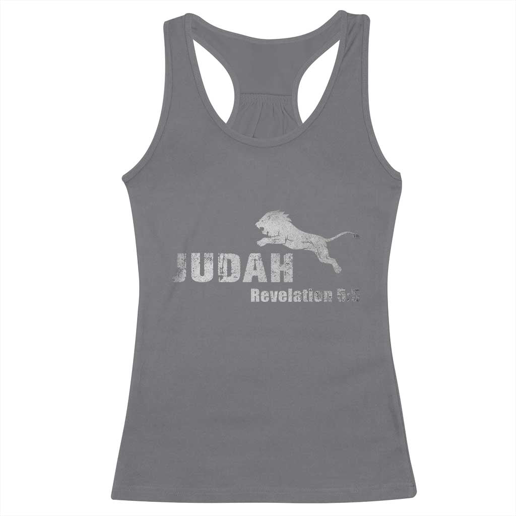 Lion Tribe of Judah Hebrew Christ Israelite Racerback Tank Top TS11 Charcoal Print Your Wear