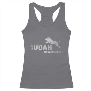 Lion Tribe of Judah Hebrew Christ Israelite Racerback Tank Top TS11 Charcoal Print Your Wear