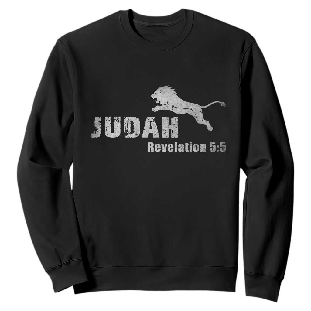 Lion Tribe of Judah Hebrew Christ Israelite Sweatshirt TS11 Black Print Your Wear