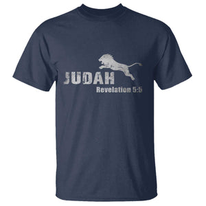 Lion Tribe of Judah Hebrew Christ Israelite T Shirt TS11 Navy Print Your Wear