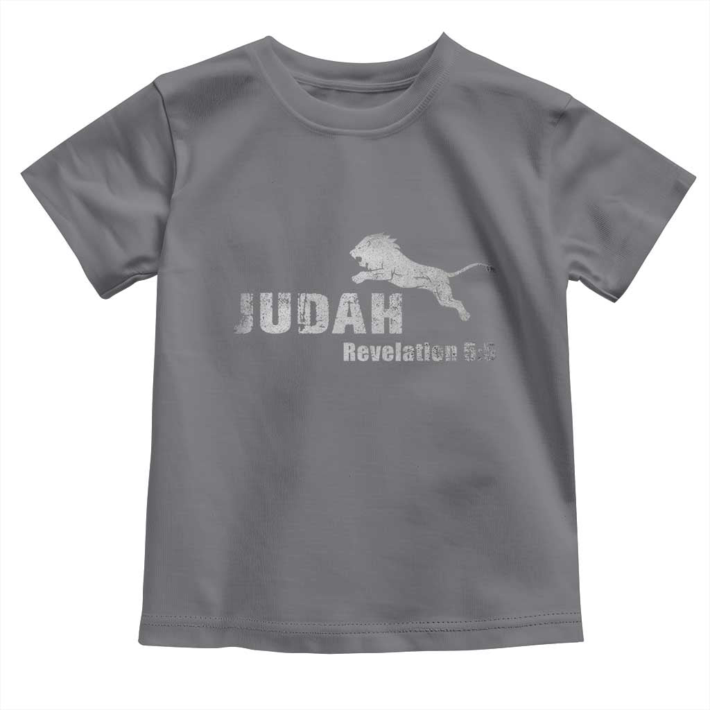Lion Tribe of Judah Hebrew Christ Israelite Toddler T Shirt TS11 Charcoal Print Your Wear