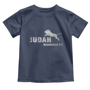 Lion Tribe of Judah Hebrew Christ Israelite Toddler T Shirt TS11 Navy Print Your Wear