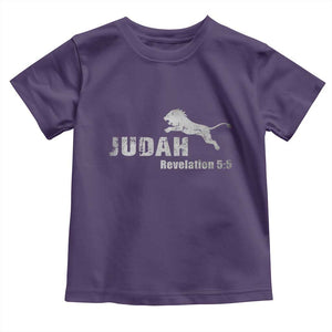 Lion Tribe of Judah Hebrew Christ Israelite Toddler T Shirt TS11 Purple Print Your Wear